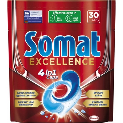 Somat Excellence 4v1 kapsle do myčky nádobí 30 ks – Hledejceny.cz