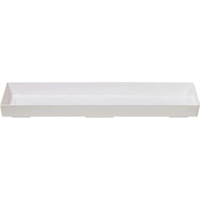 Miska pod truhlík 60 cm biela