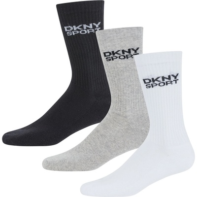 DKNY Чорапи DKNY Mens 3 Pack Sports Socks Radde - Blk/Wht/Grey