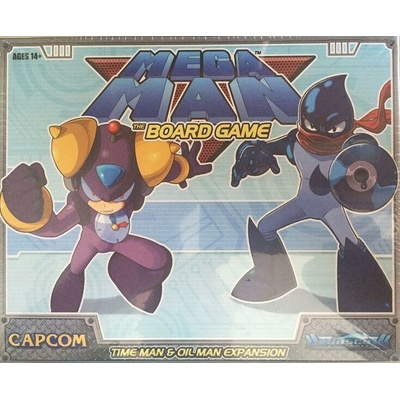 Jasco Games Mega Man Board Game Time Man and Oil Man Expansion