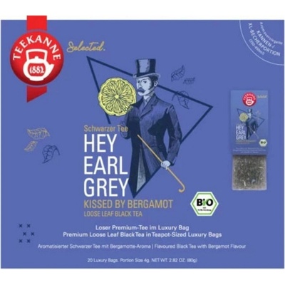 TEEKANNE Bio Luxury Bag Hey Earl Grey 20 čajových vrecúšok