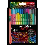 STABILO Комплект флумастери, Stabilo, pointMax Arty ST488/24-2-20, 24 цвята (ST488/24-2-20)
