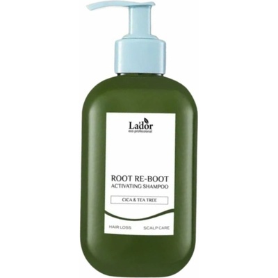 Lador Root Re-boot Activating Shampoo Cica and Tea Tree 350ml upokojujúci šampón pre mastnú a problematickú pokožku hlavy