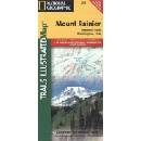 Mount Rainier turistická mapa