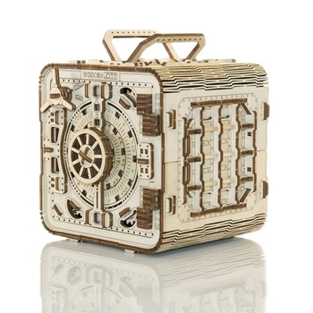 Wooden City Дървен 3D пъзел Wooden City, серия Decoration - Сейф (WR322)