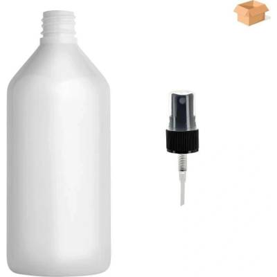 Via Plastová lahvička bílá s ČERNÝM rozprašovačem 215 ml 225 ks
