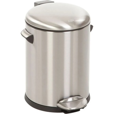 EKO 5 л. кош за отпадъци с педал цвят матиран инокс ЕКО от серия belle deluxe (eko921705matts/s)