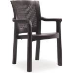 Mira-N Стол novussi с подлакътник roma rattan КАФЯВ (0142316)