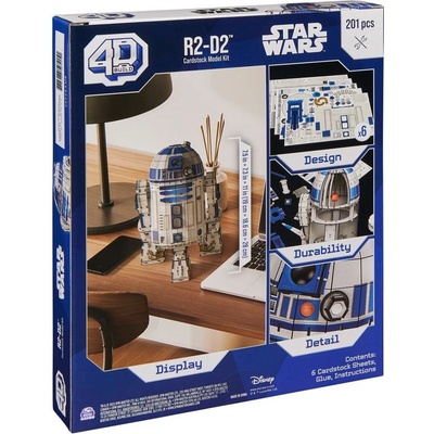 4D BUILD 3D Puzzle Star Wars: R2-D2 201 ks