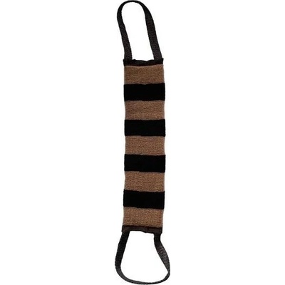 TORO PÁS MASÁŽNÍ DO KOUPELE I SAUNY PRUHY ČERNO-BÉŽOVÝ