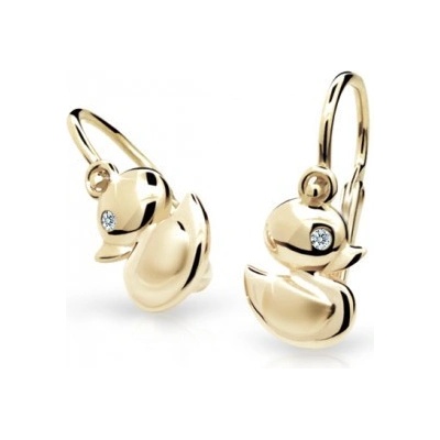 Cutie Jewellery detské naušnice zlaté C1954Z