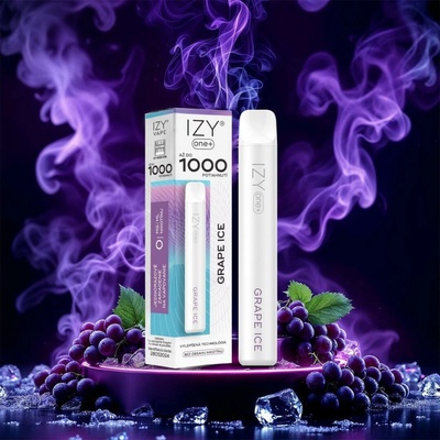 IZY one+ Grape Ice 0 mg 1000 poťahov