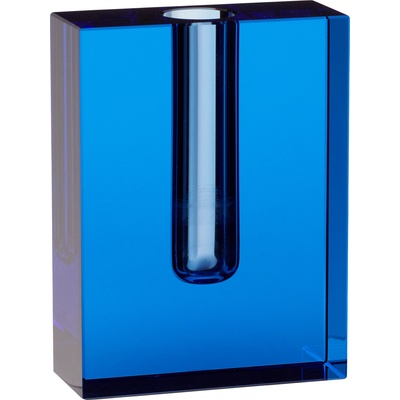 Hübsch Ваза Hübsch правоъгълна синя (340904)