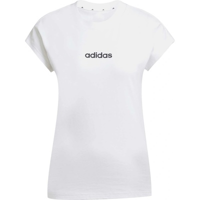 adidas Dámske tričko ESSENTIALS LINEAR SINGLE biela čierna