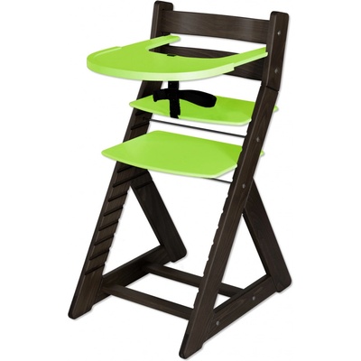 Hajdalánek Rostoucí židle Ela velký pultík wenge / zelená