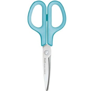 PLUS Corporation Ножица, обща, за лява ръка, 17, 5 см, PLUS "Fitcut Curve", светлосиня 35055 (35055)