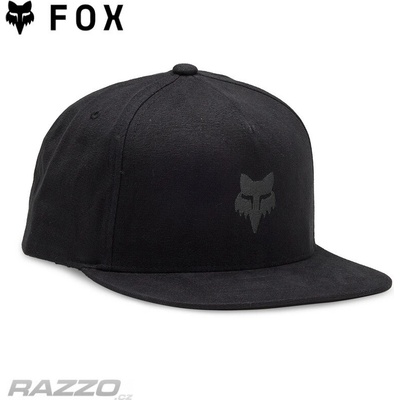Fox Head Snapback Hat Black/Charcoal