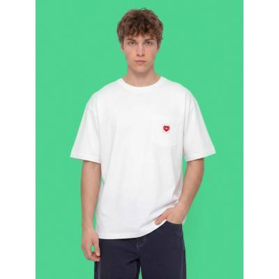 Carhartt WIP Pocket Heart white/red