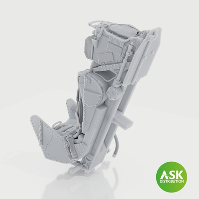 Airfix Art Scale M.B. Mk.2E ejection seat with seat belts rec. for Gloster Meteor F.8 kit 1:48