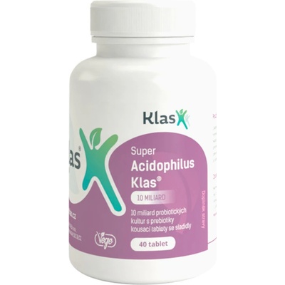 Klas Super Acidophilus plus 10 miliárd 40 tabliet