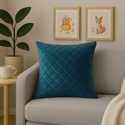 Takoy PREMIUM z velúru prešívaná-HF-378837 45 x 45 cm