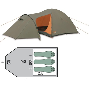 Image 1 of Pinguin Палатка Pinguin Horizon, цвят каки (136340)