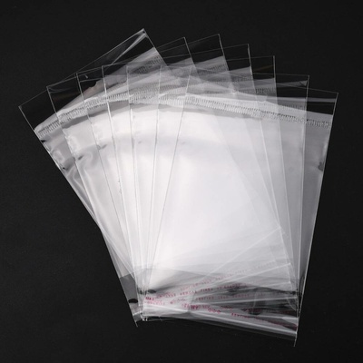 Celofánové sáčky s lepící klopou a otvorem na zavěšení - transparentní - 14 x 8 cm - 100 ks – Zboží Dáma