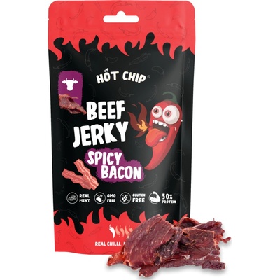HOT CHIP Jerky Spicy Bacon Pálivost 1/5 25 g