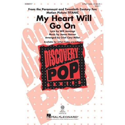 My Heart Will Go On Love Theme from Titanic Discovery Level 1 noty pro sbor 3-Part Choir 988895 – Hledejceny.cz