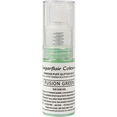 Sugarflair Trblietky v rozprašovači Fusion Green 10 g