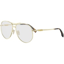 Fendi Fendigraphy Yellow Pilot Eyeglasses