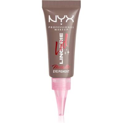 NYX Cosmetics Lid Lingerie кремави сенки са очи цвят Granite Grind 6ml