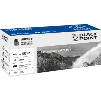 Compatible Черна касета за принтер Black Point LBPLMS310S за Lexmark 50F2000 (BLLMS310SBCBW)