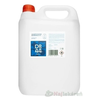 Dr.44 okamžitá ručná dezinfekci antibakteriálny gél 62% etanol 236 ml