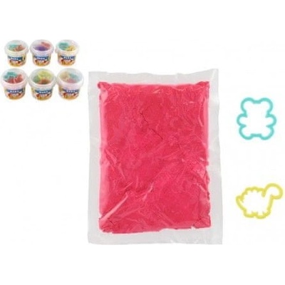 Teddies Piesok tekutý NARA 200g s vykrajovačmi 2ks 6 druhov v plastovom tégliku 9x7,5cm