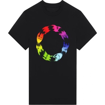 Givenchy Rainbow Circle Black tričko