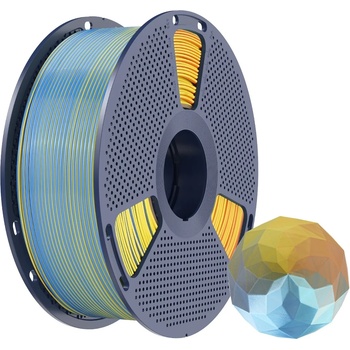 SUNLU Silk PLA+ Forth-Color Blue Purple Orange Yellow - 1, 75 mm / 1000 g (6933582322274)