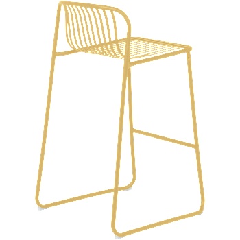 Carmen Кетъринг бар стол kisi - жълт (3535163)