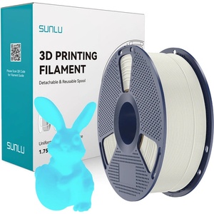 Sunlu PLA светещ в тъмното филамент (бял и син) (PLA Glow W-Blu)