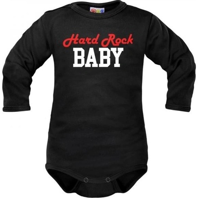 Body dlhý rukáv Dejna Hard rock Baby čierne