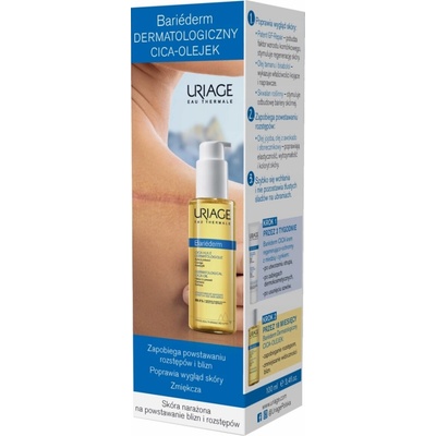 Uriage Bariéderm Cica vyživujúci telový olej na strie 100 ml