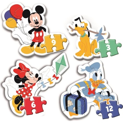 Clementoni Moje první Myšák Mickey 4v1 2,3,4,5 dielov
