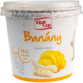 VitaCup Banán plátky sušené mrazem 45 g