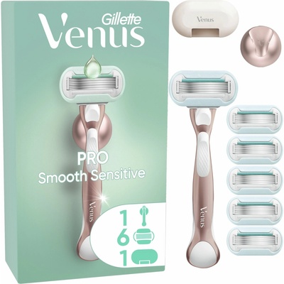 Gillette Venus Pro Smooth Sensitive + 6 ks hlavic