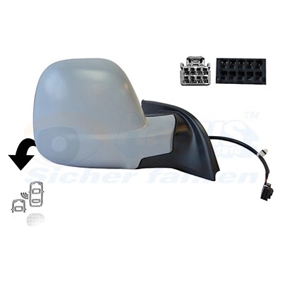 Vnější zpětné zrcátko VAN WEZEL 0991828