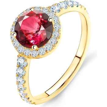 Image 1 of SAVICKI Годежен пръстен This is Love: злато, рубин