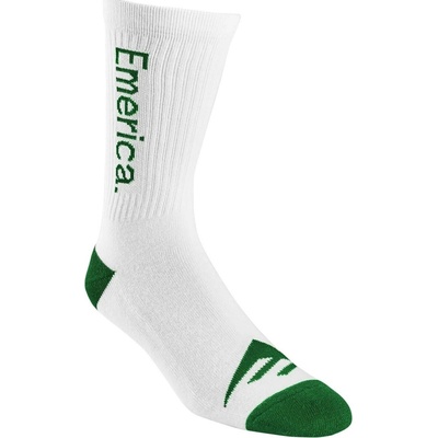 EMERICA Pure Crew White Green