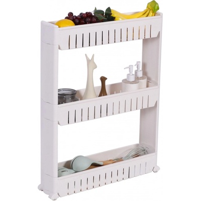 4Home Úzký odkládací regál na kolečkách Slim Jim – Zboží Mobilmania