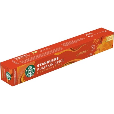 STARBUCKS PUMPKIN SPICE flavoured by NESPRESSO 10 kapslí v balení 51 g