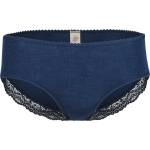 Engel Дамско копринено термобельо Engel Women's Panties with Lace Silk base layer - Marine - размер 42/44 (EU) (114-1893-0113)
